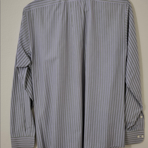 ARROW MENS FITTED DRESS SHIRT -15 1/2 -32/33 -Medium - Picture 2 of 3